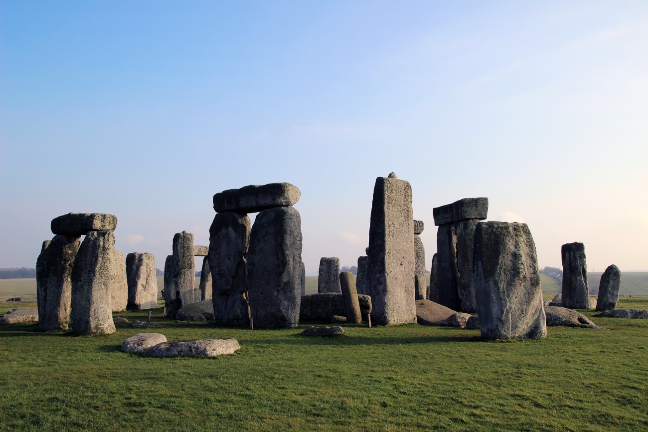 Free image: Stonehenge and the beautiful day